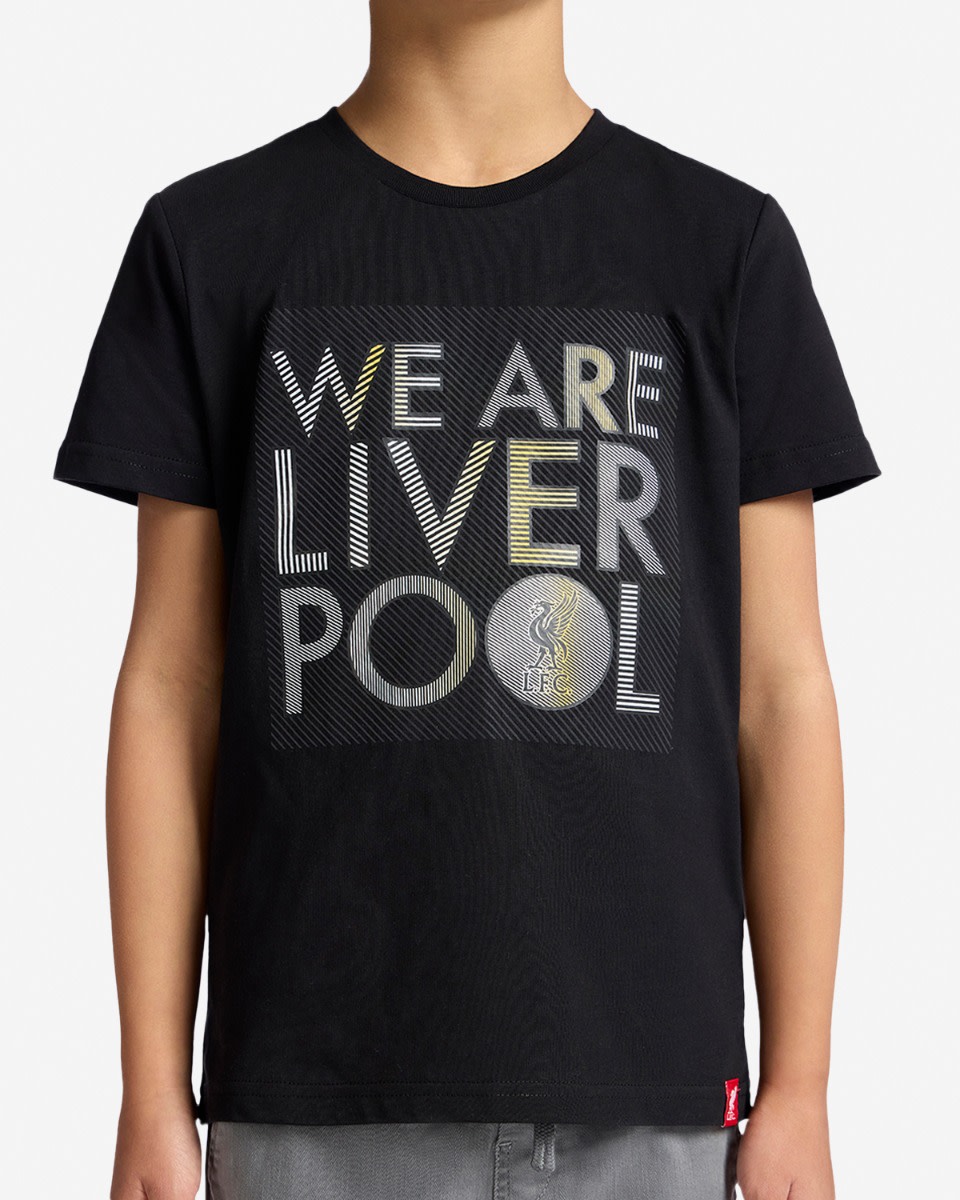 LFC Juniors We Are Liverpool T-shirt Svart - Image 3
