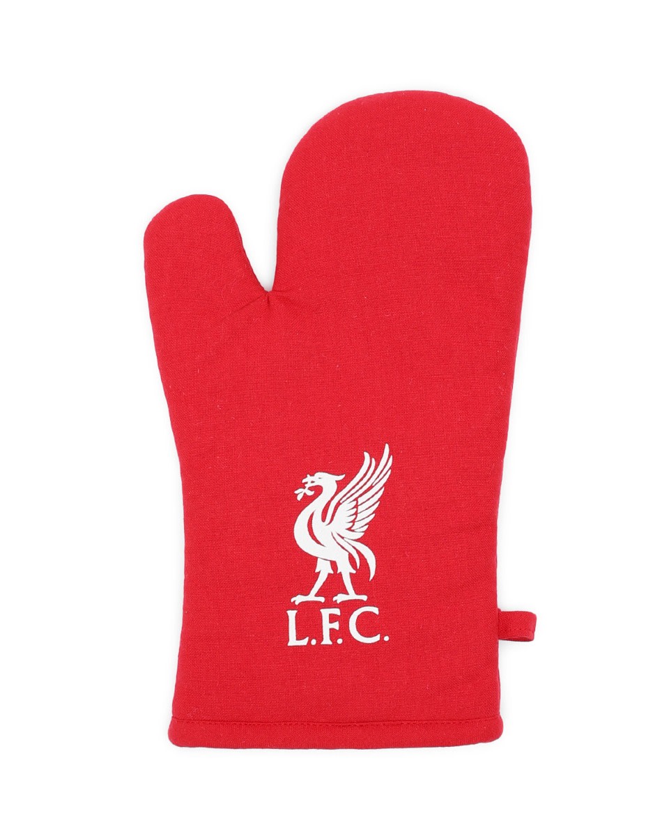 ชุดถุงมือเตาอบ LFC ผ้าเช็ดตัวและแผ่นรองความร้อน สีแดง - Image 3