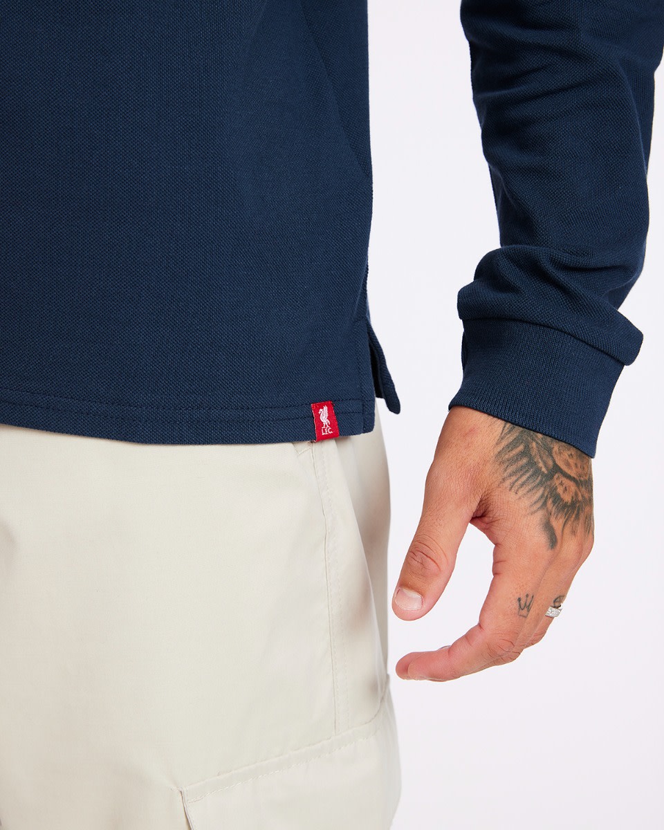 LFC ロングスリーブポロネイビー - Image 3