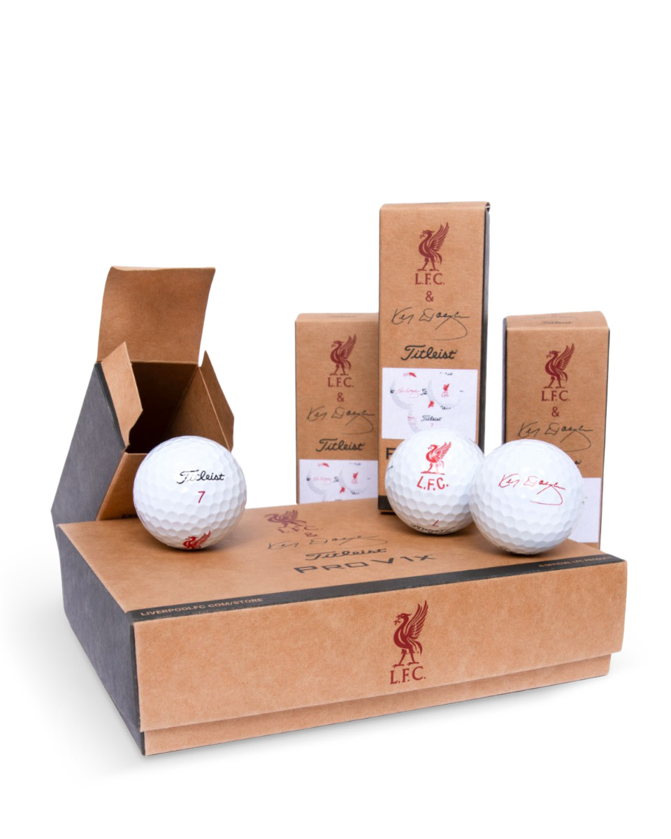 Lot de 12 balles de golf LFC x Kenny Dalglish x Titleist Pro V1X - Image 1