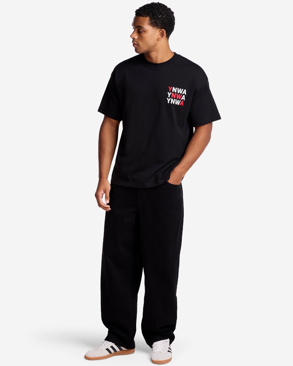 Camiseta YNWA extragrande LFC para hombre, negra - Image 4