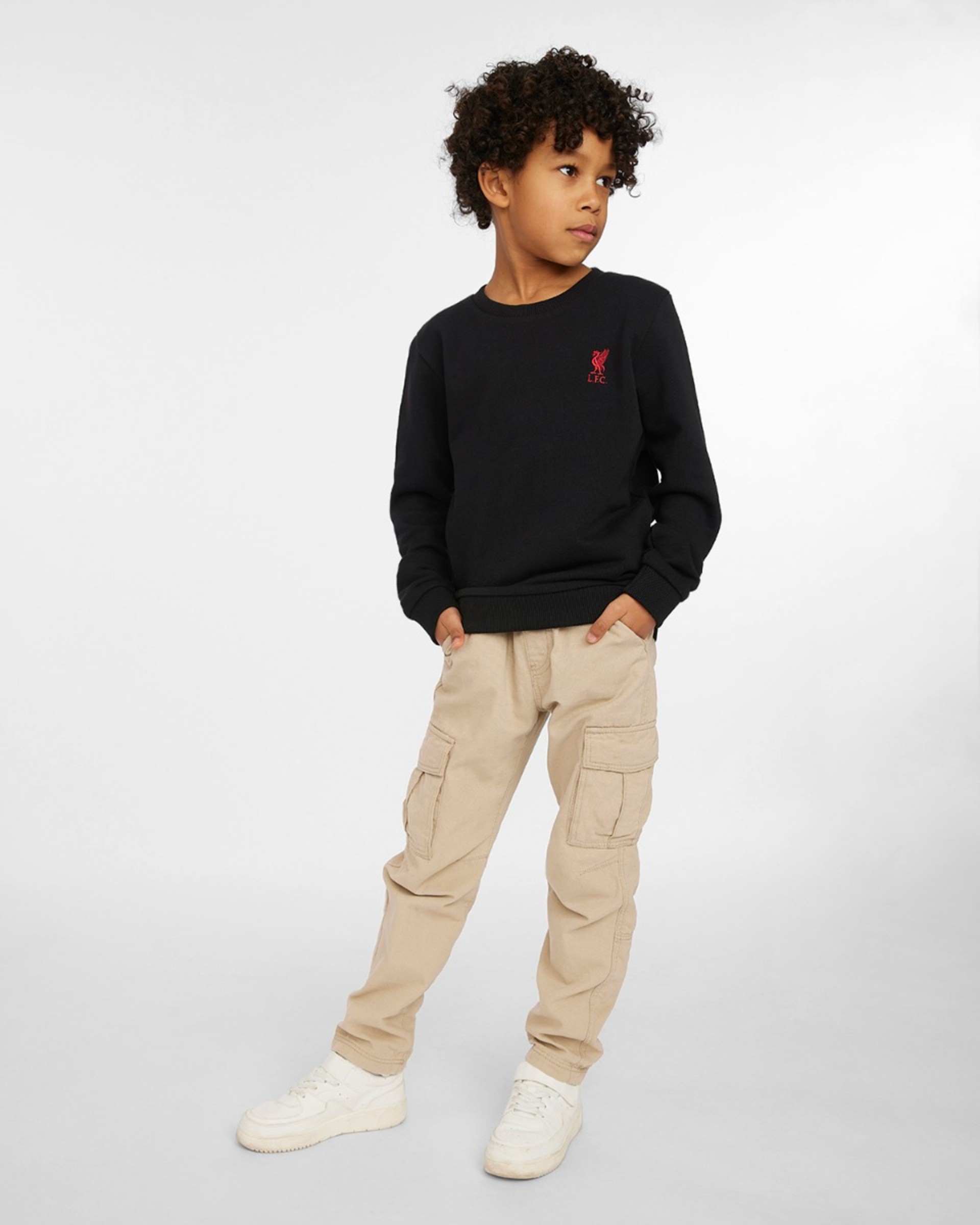 LFC Junior Sweatshirt med rund hals sort - Image 3