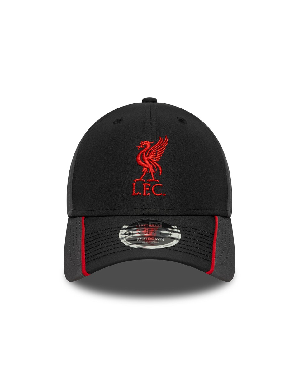 LFC New Era 9FORTY Liverbird Cap Black & Grey - Image 2