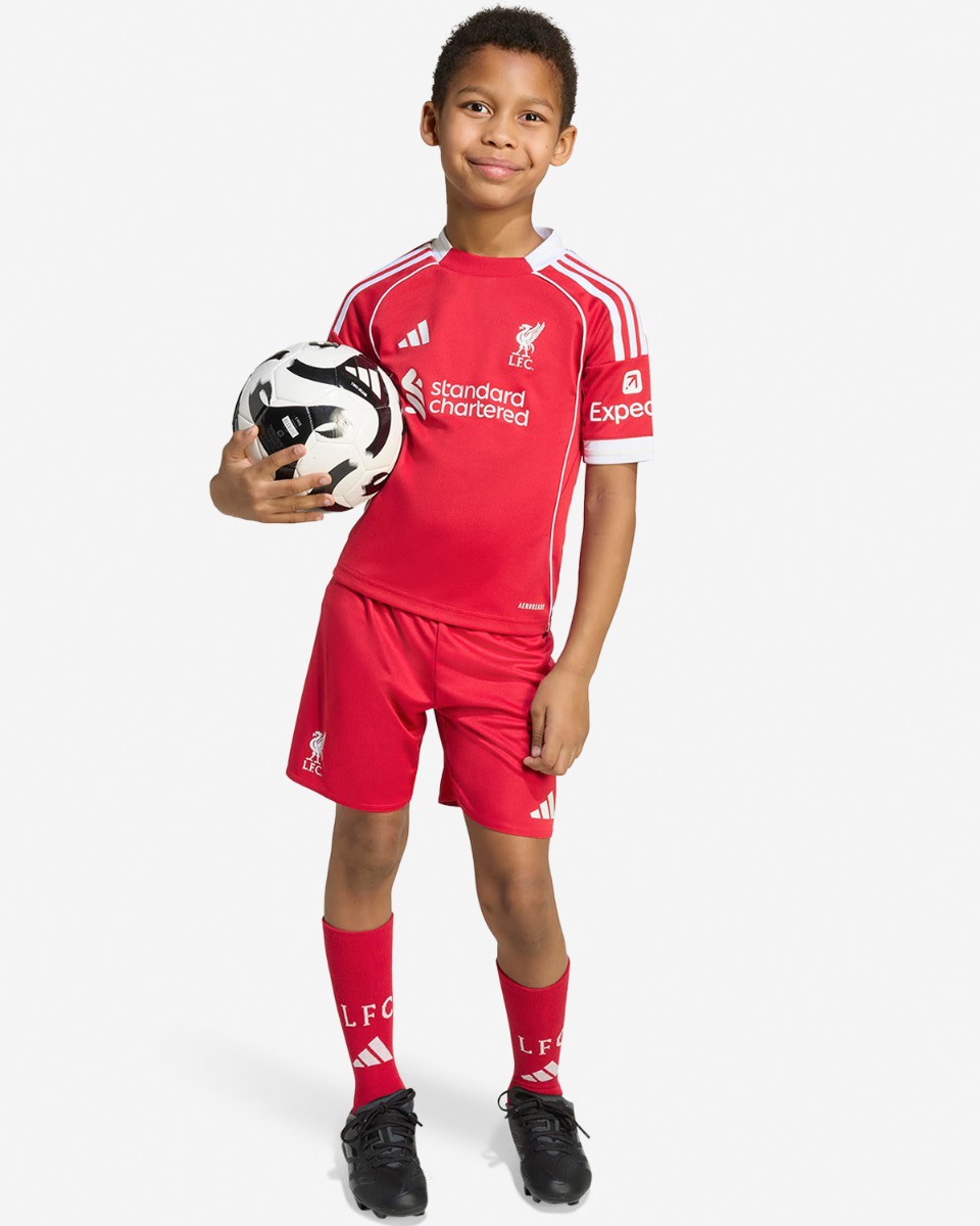 LFC adidas Kids 25/26 Home Mini Kit - Image 3