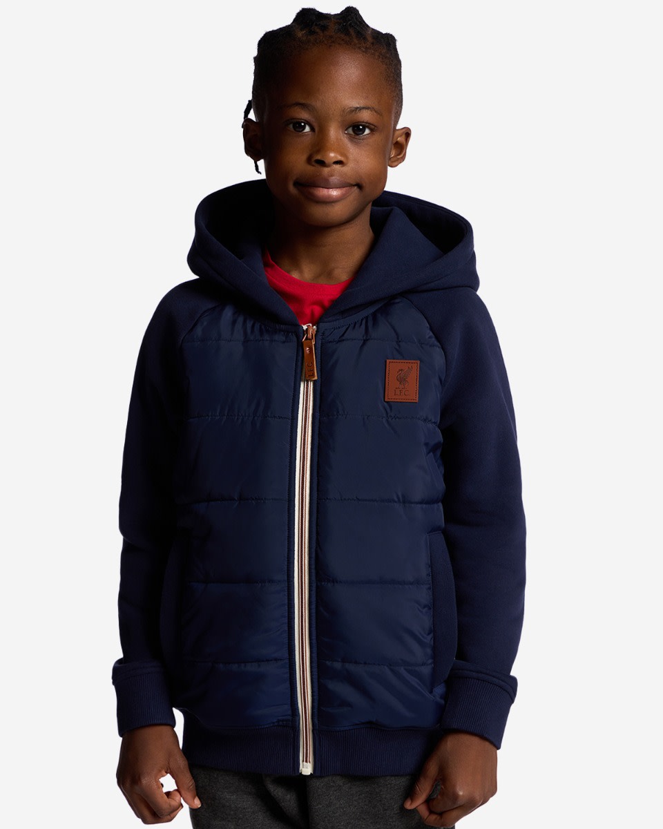 LFC Juniors Hybrid Jacket Navy - Image 1