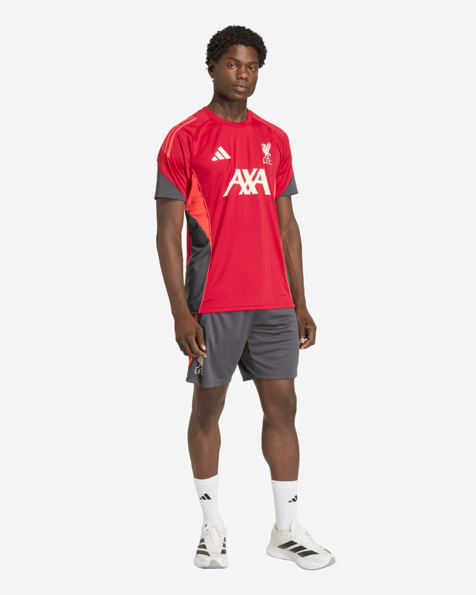 LFC adidas Mens 25/26 Short Sleeve Tee Red - Image 3
