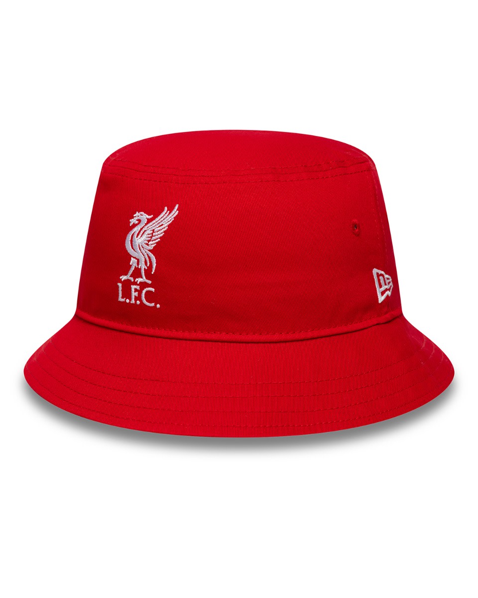 LFC New Era Liverpool CORE BUCKET Hat Red - Image 1