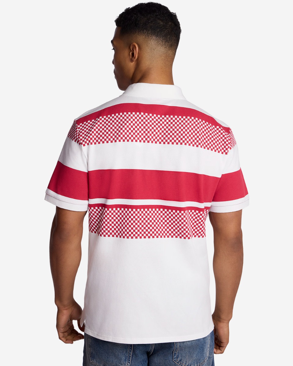 LFC 成人条纹 Polo 衫白色 - Image 2