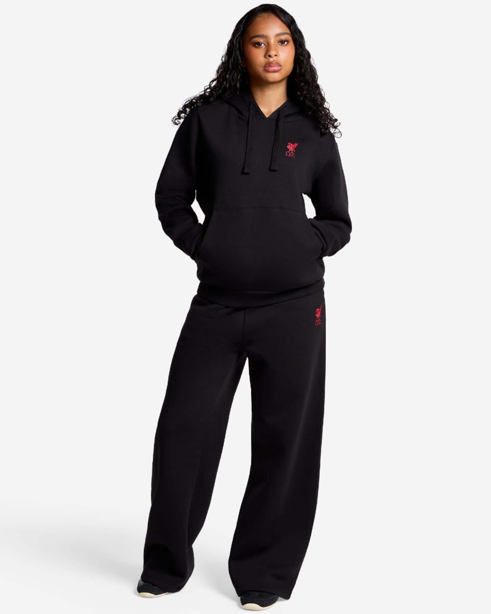 LFC Overhead-Logo-Hoodie für Damen Schwarz - Image 2