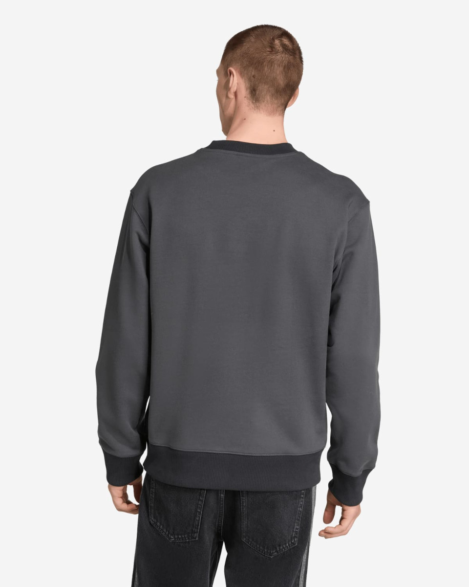 เสื้อสเวตเตอร์ผู้ชาย LFC adidas 25/26 LFSTLR Crew สีเทาเข้ม - Image 2