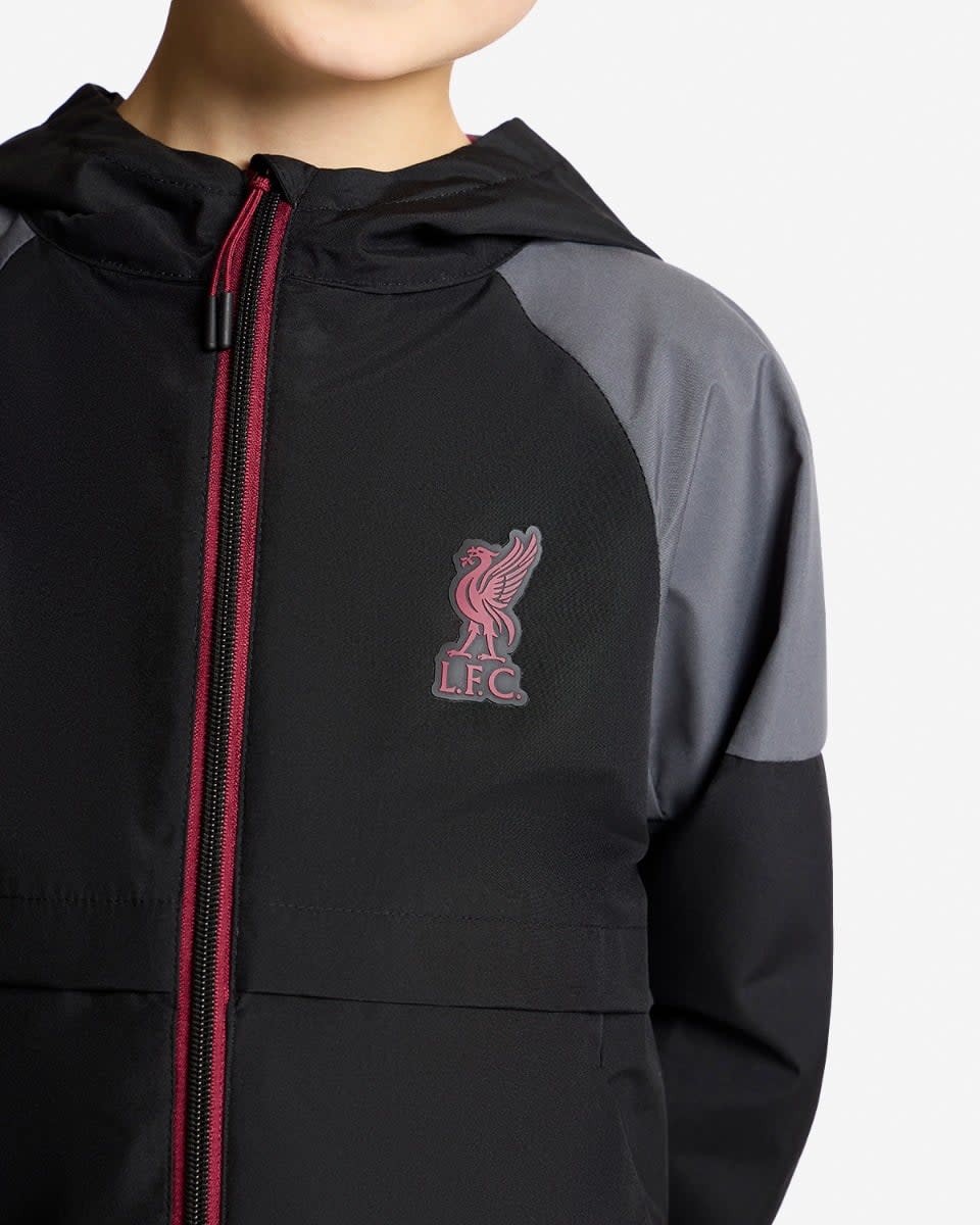 LFC Infants Funnel Windcheater Black - Image 3