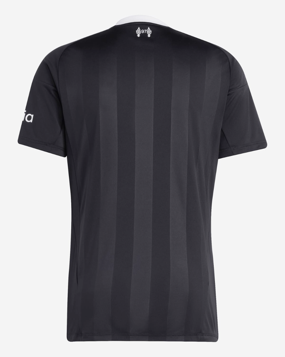 25-26 リバプールFC　レプリカ 3rd gk 3XL 黒  LFC adidas Mens 25/26 Third Short Sleeve Goalkeeper Jersey