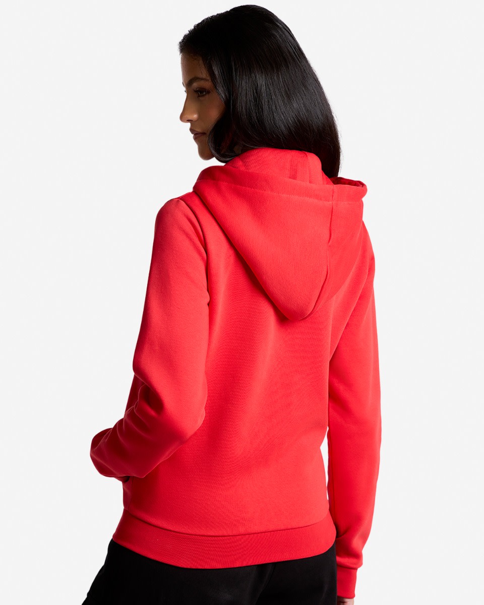 LFC Womens Zip Through Hoody Red - Image 2