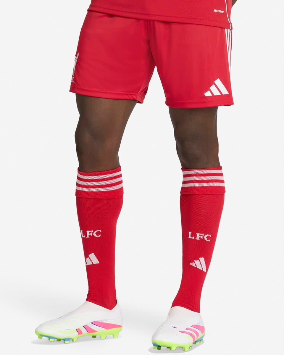 LFC adidas Mens 25/26 Home Shorts - Image 1