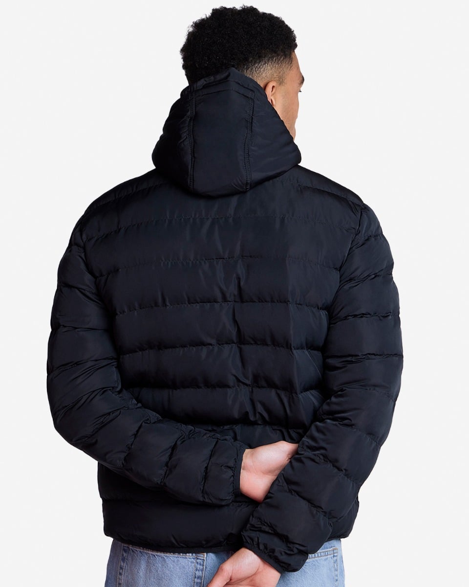Liverpool FC Black Puffa Jacket | Liverpool FC Coat