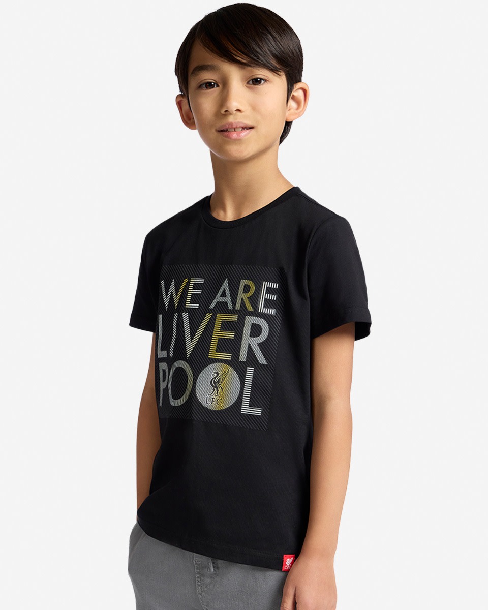 LFC Juniors We Are Liverpool T-shirt Svart - Image 2