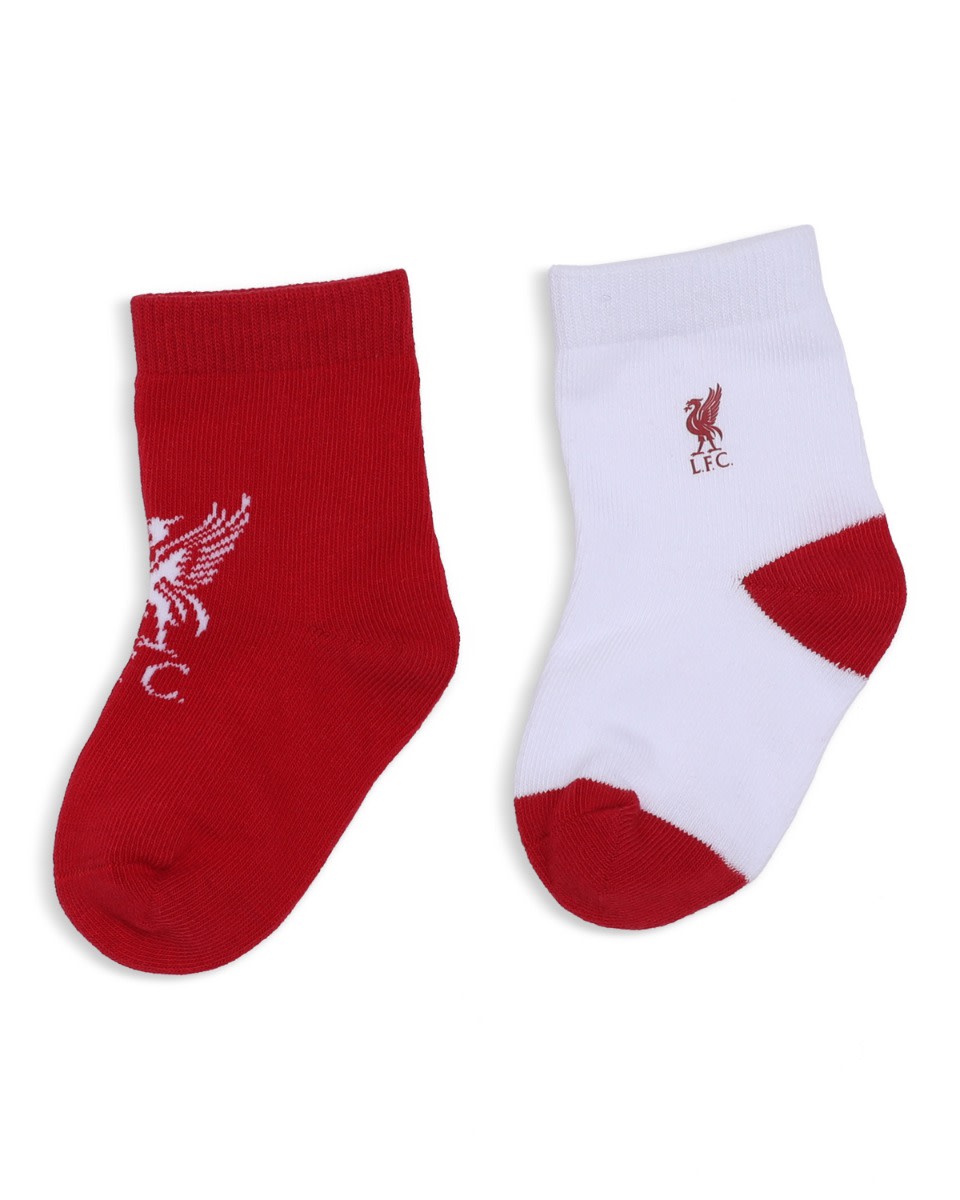 LFC Baby 2Pk Sokker Rød & Hvit - Image 1