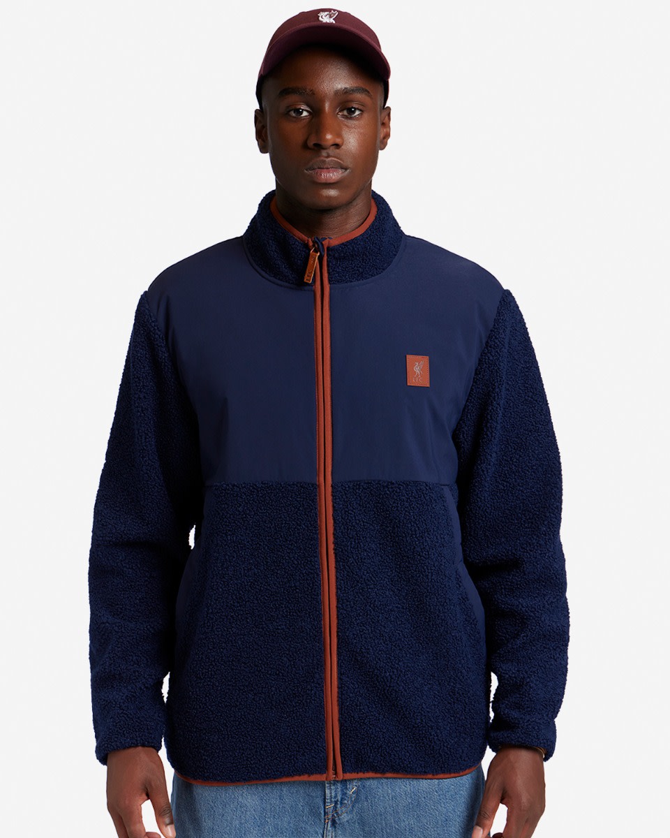 LFC Mens Panel Fleece Navy - Image 1