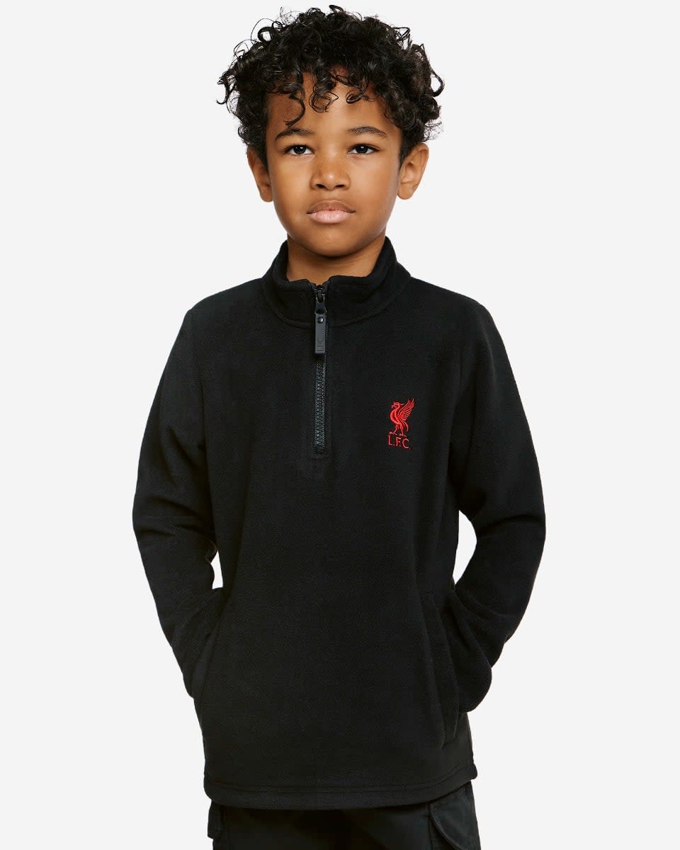 LFC Juniors Quarter Zip Fleece Black - Image 3