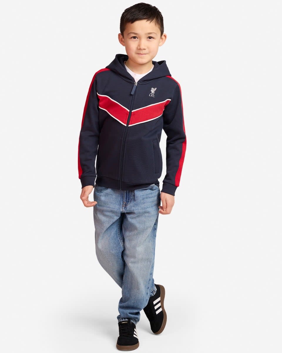 LFC Infants Chevron Hoodie Navy - Image 3
