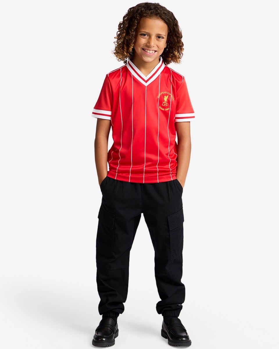 LFC Retro Infants 1984 Rome Home Shirt - Image 3