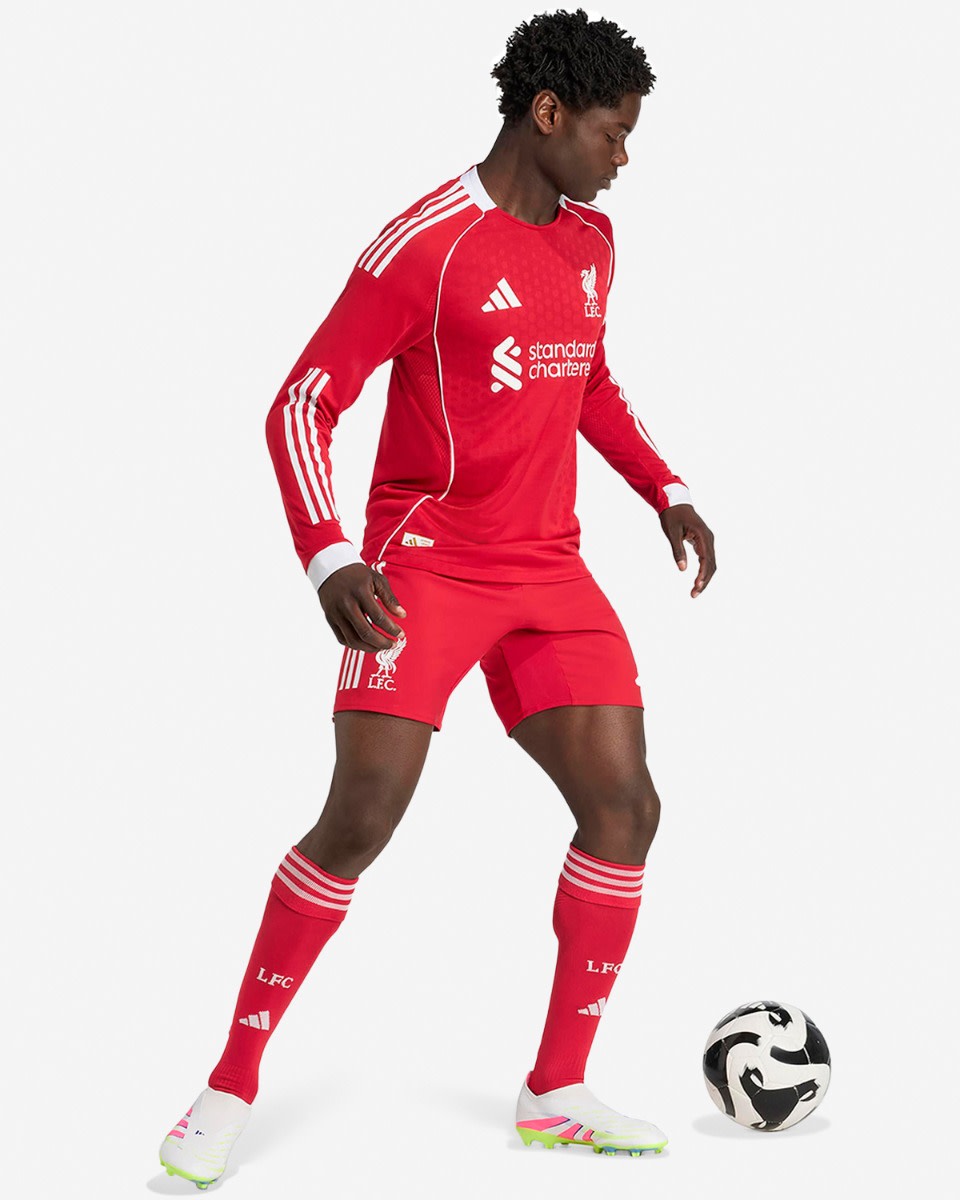 LFC adidas Herre 25/26 Authentic Home langærmet trøje - Image 3