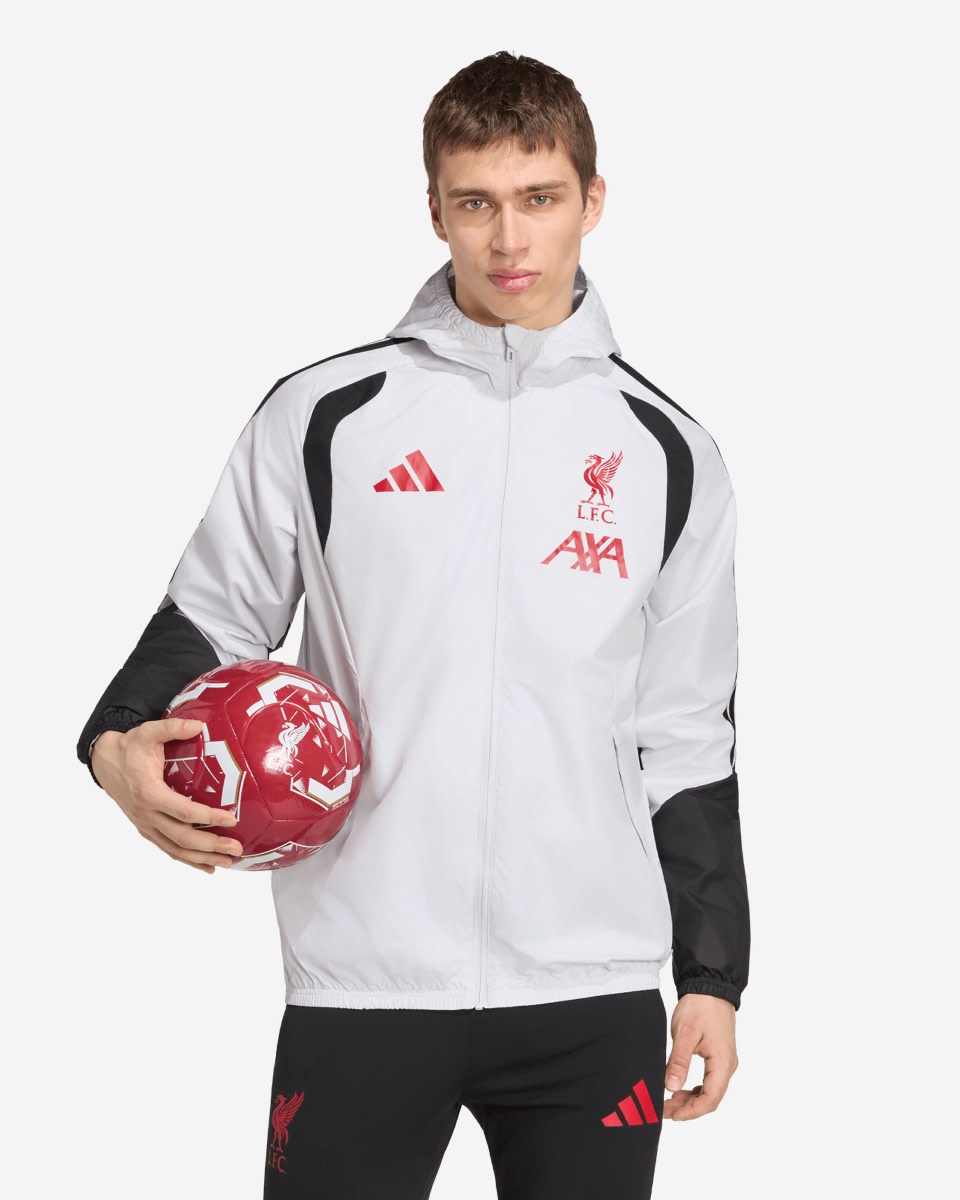 LFC 아디다스 남성용 26/27 티로 전천후 재킷 대시 그레이 - Image 1