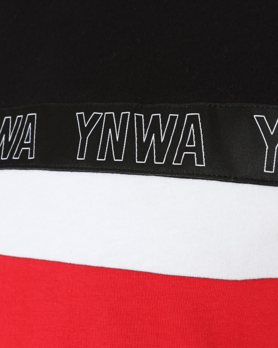 LFC Mens YNWA Red Colour Block Tee - Image 4
