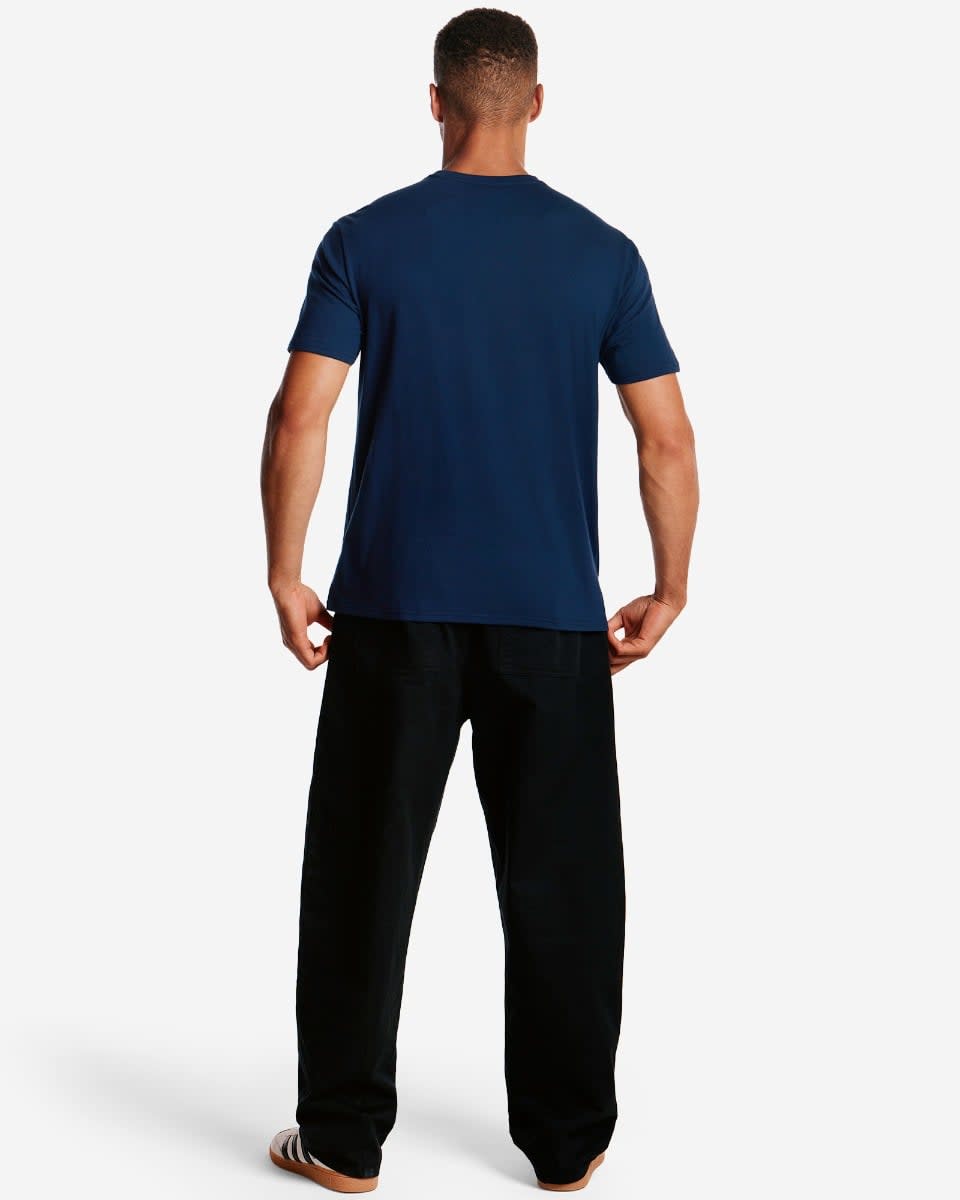 LFC Mens Liverbird Swirl Tee Navy - Image 4