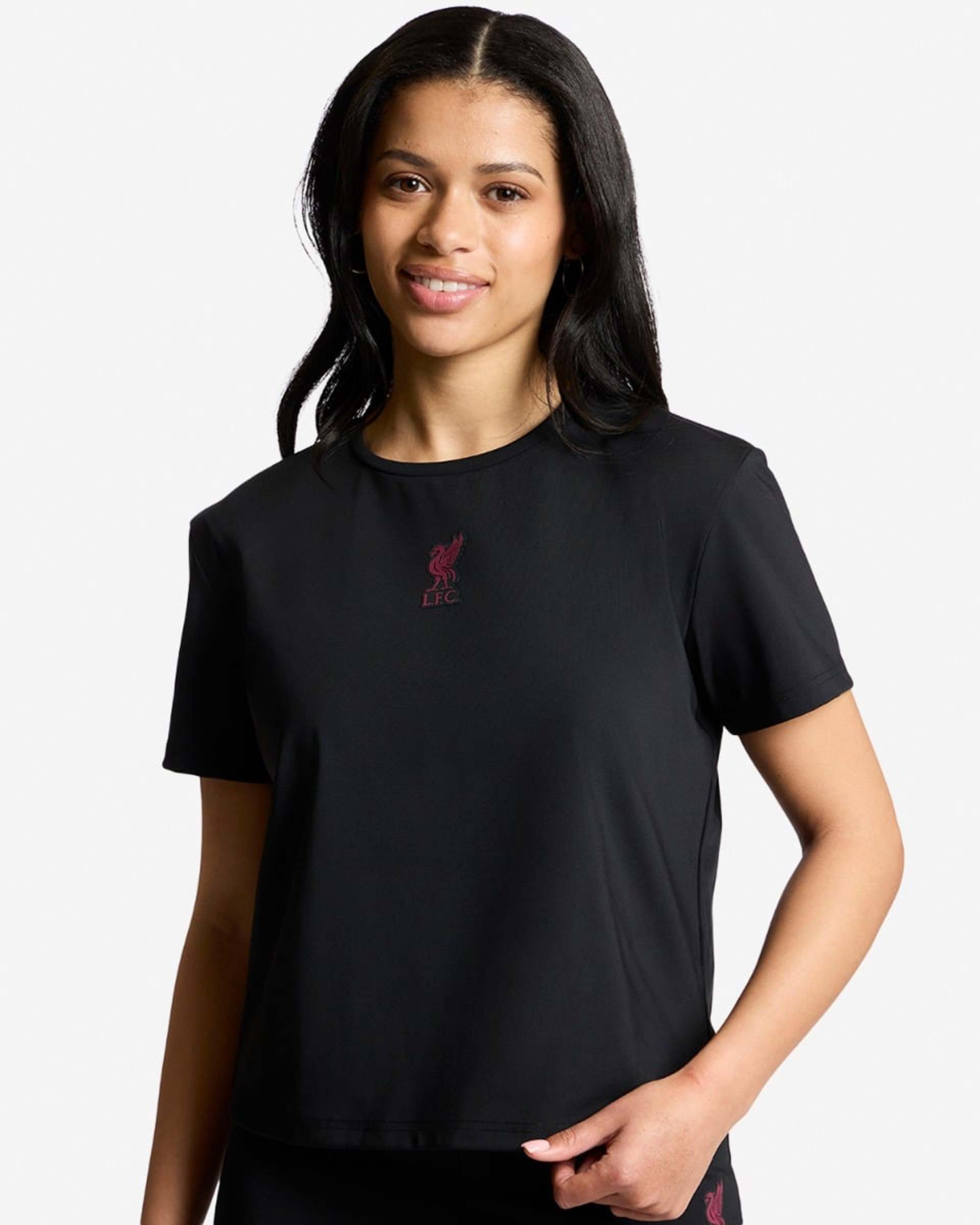 LFC Badge Tee til Kvinder Sort - Image 1