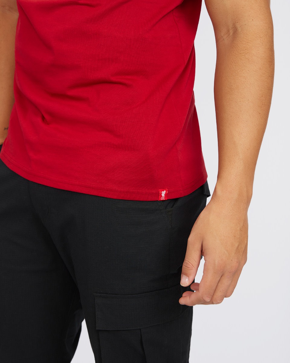 เสื้อยืดผู้ชาย Owen McVeigh LFC วินเทจ สีแดง - Image 3