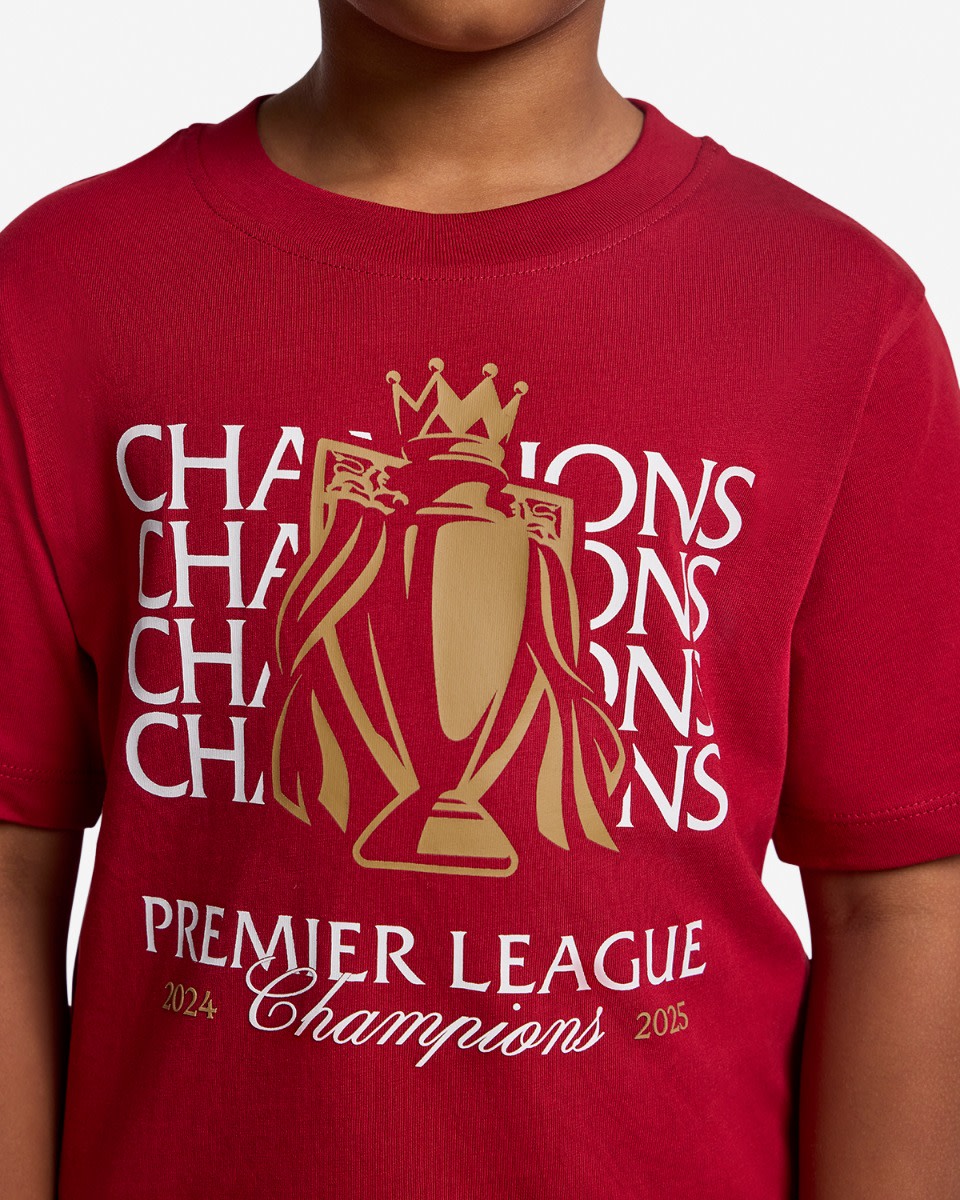 LFC Juniors Champions Trophy T-shirt Röd - Image 2