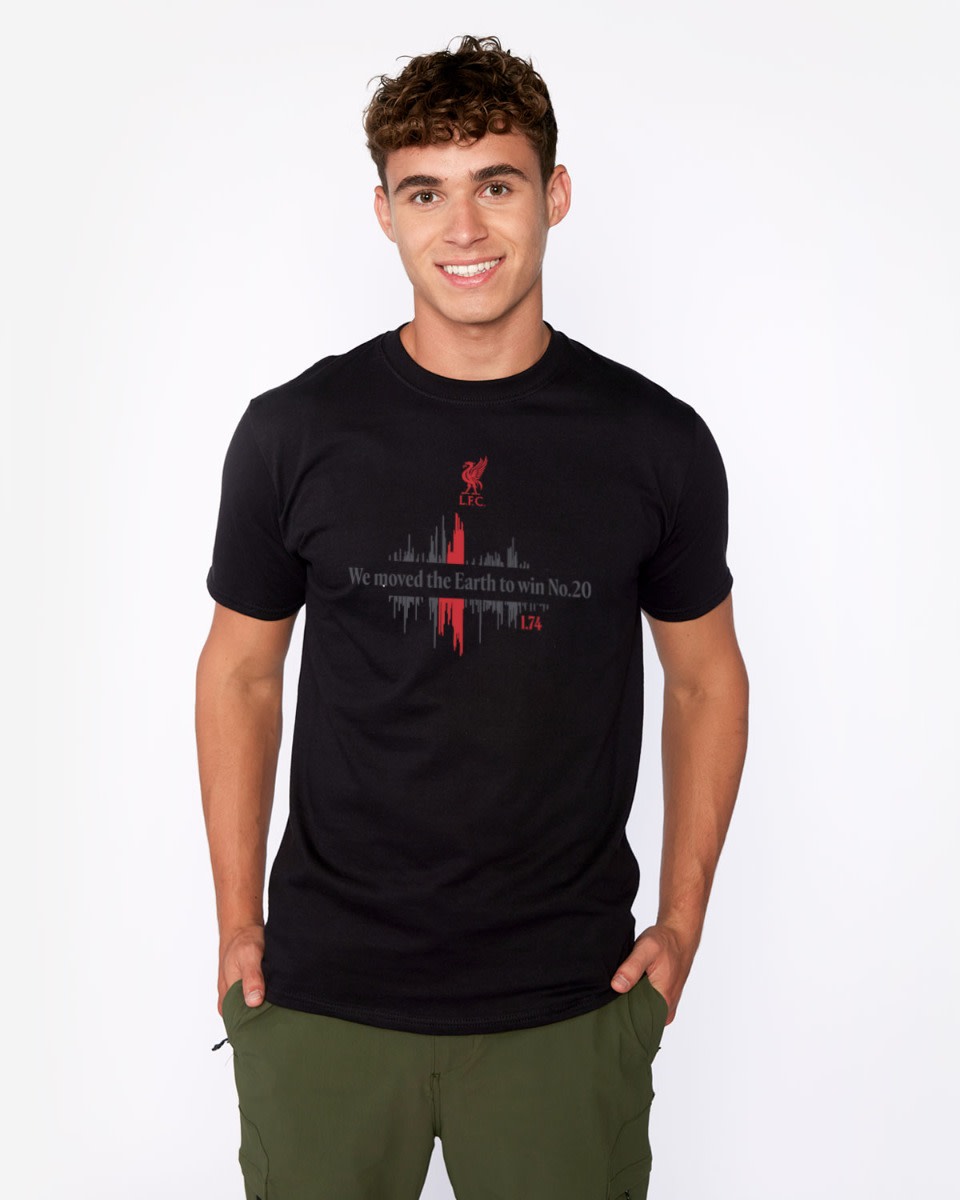 LFC Adults Richter Scale Tee Black - Image 1