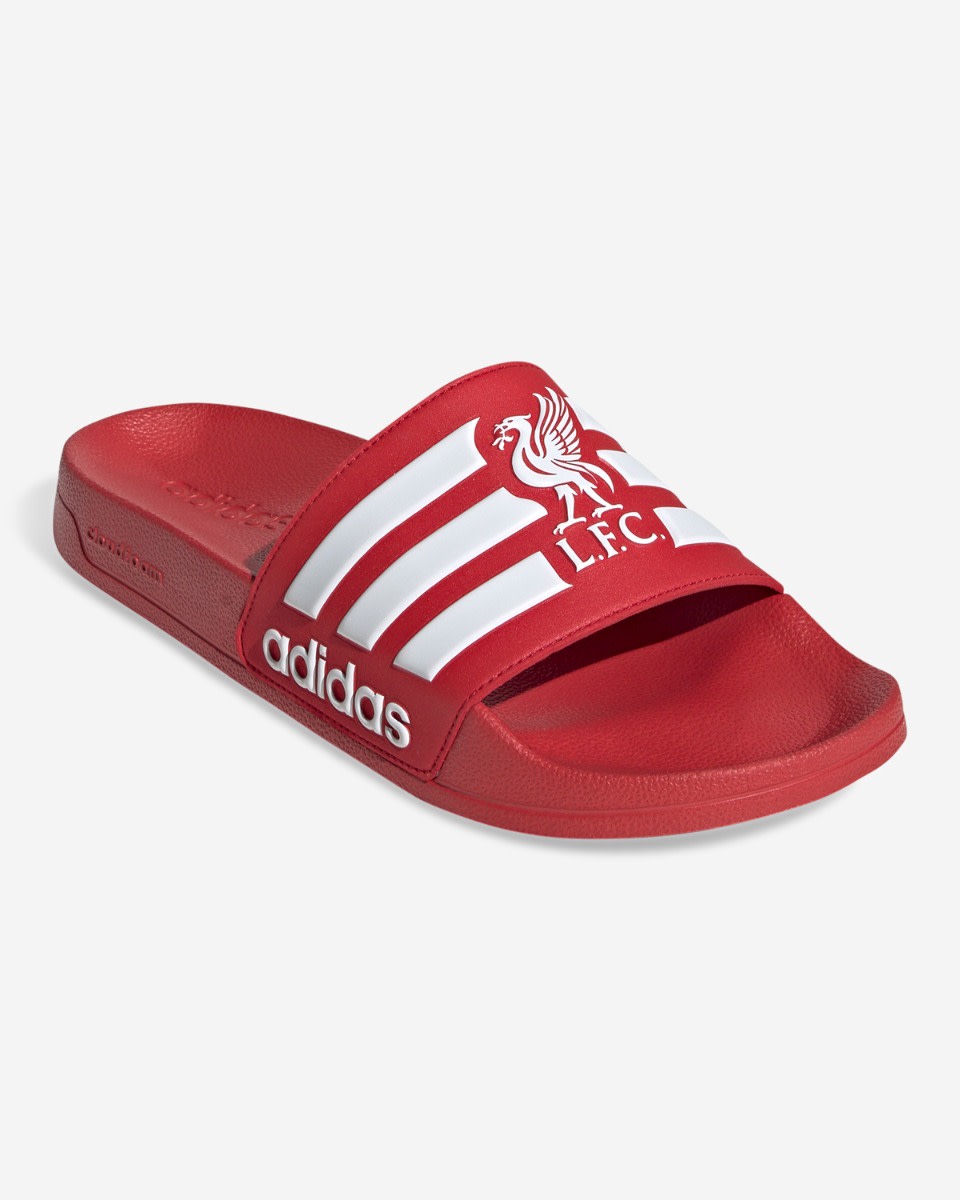LFC adidas Adults Red Sliders - Image 1