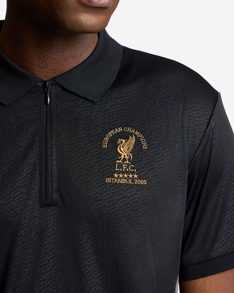 LFC Mens Istanbul 2005 Print Polo Black - Image 4
