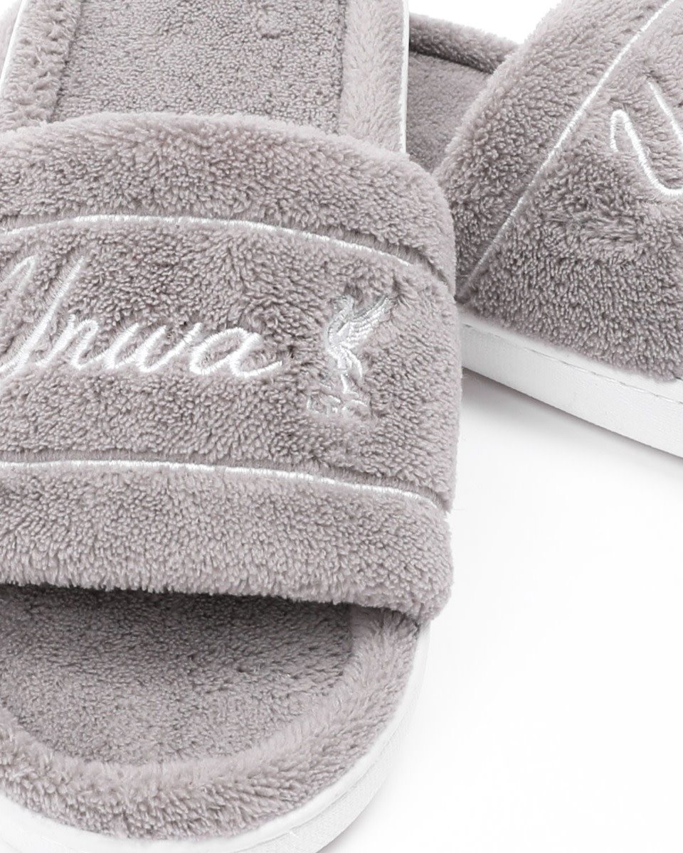 LFC Womens Slide Slippers Grey - Image 2