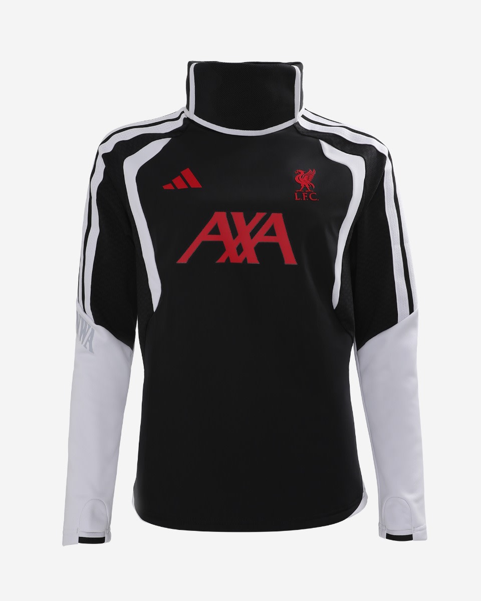 LFC adidas Womens 26/27 Tiro Warm Top Black - Image 1