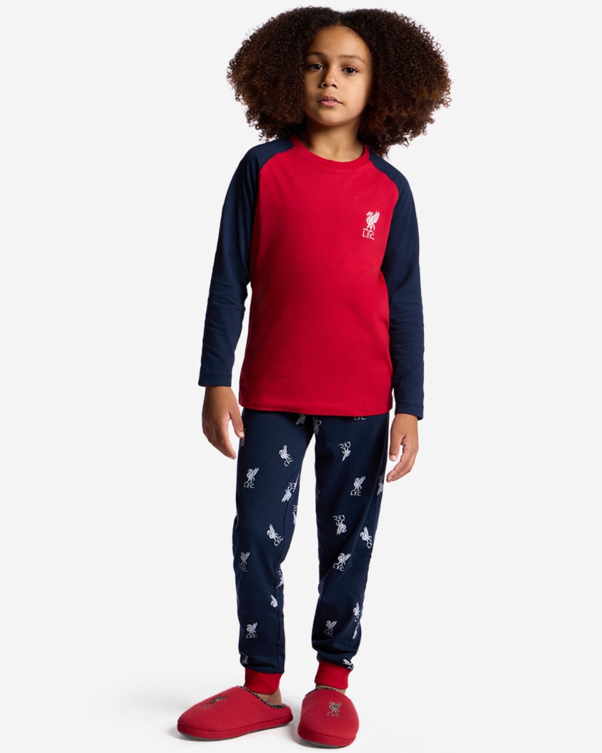 LFC Juniors Lounge Pyjama-Set, Marineblau - Image 1