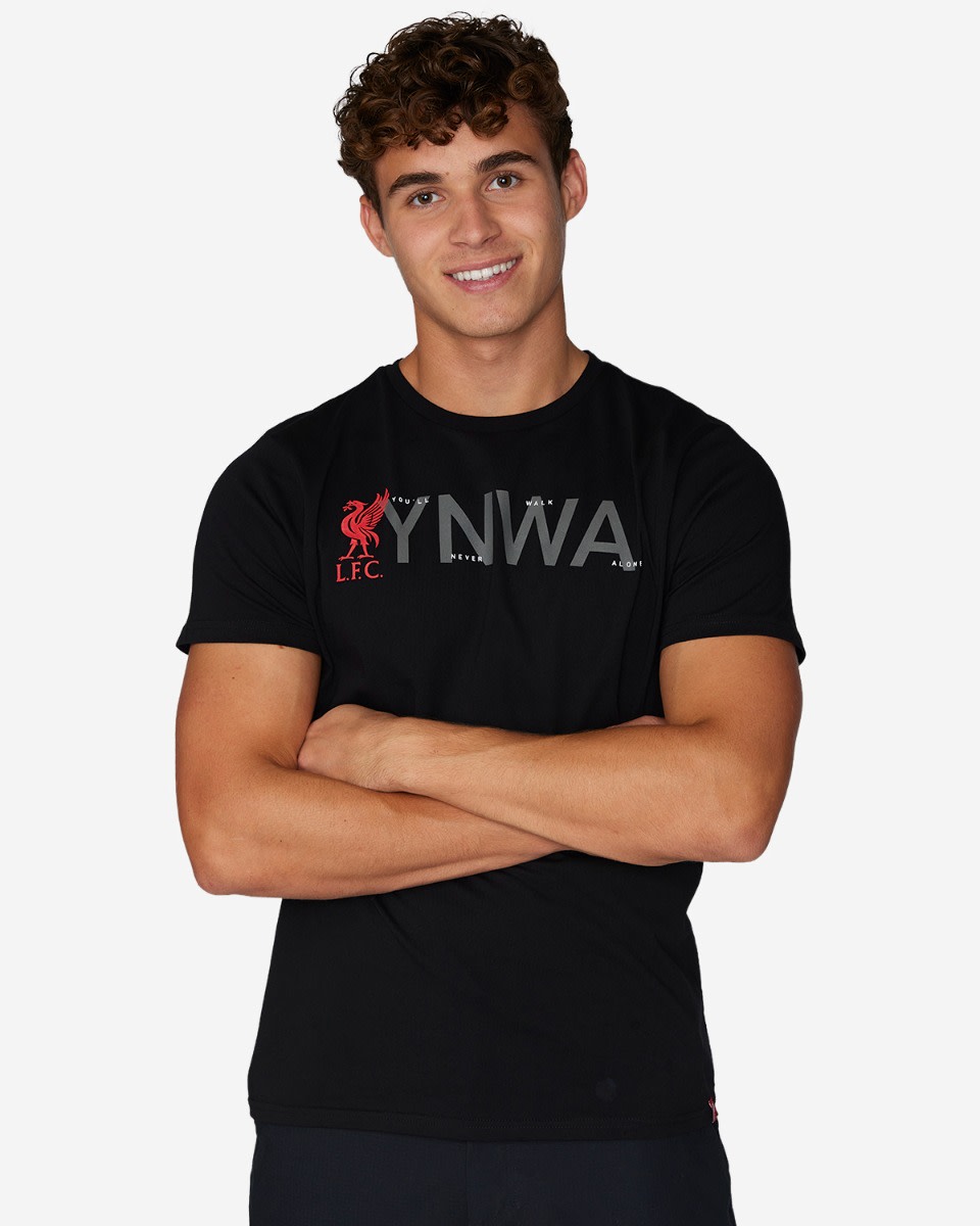 LFC Mens YNWA Tee Black - Image 1