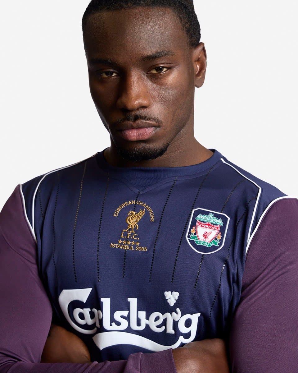 LFC Mens Retro 2005 Istanbul Long Sleeve Goalkeeper Jersey - Image 2