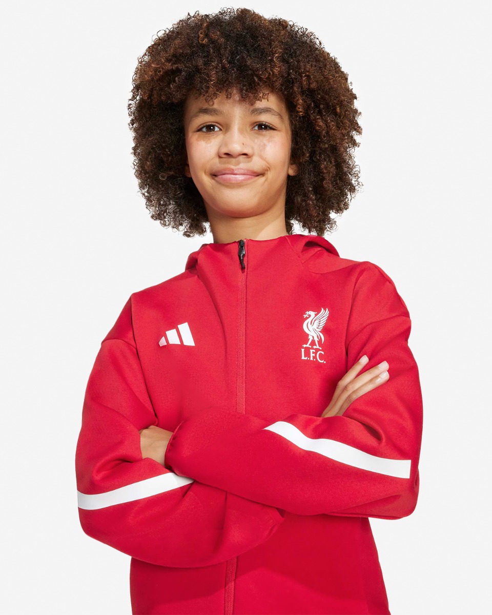 LFC adidas Kids 25/26 Home Anthem Jacket