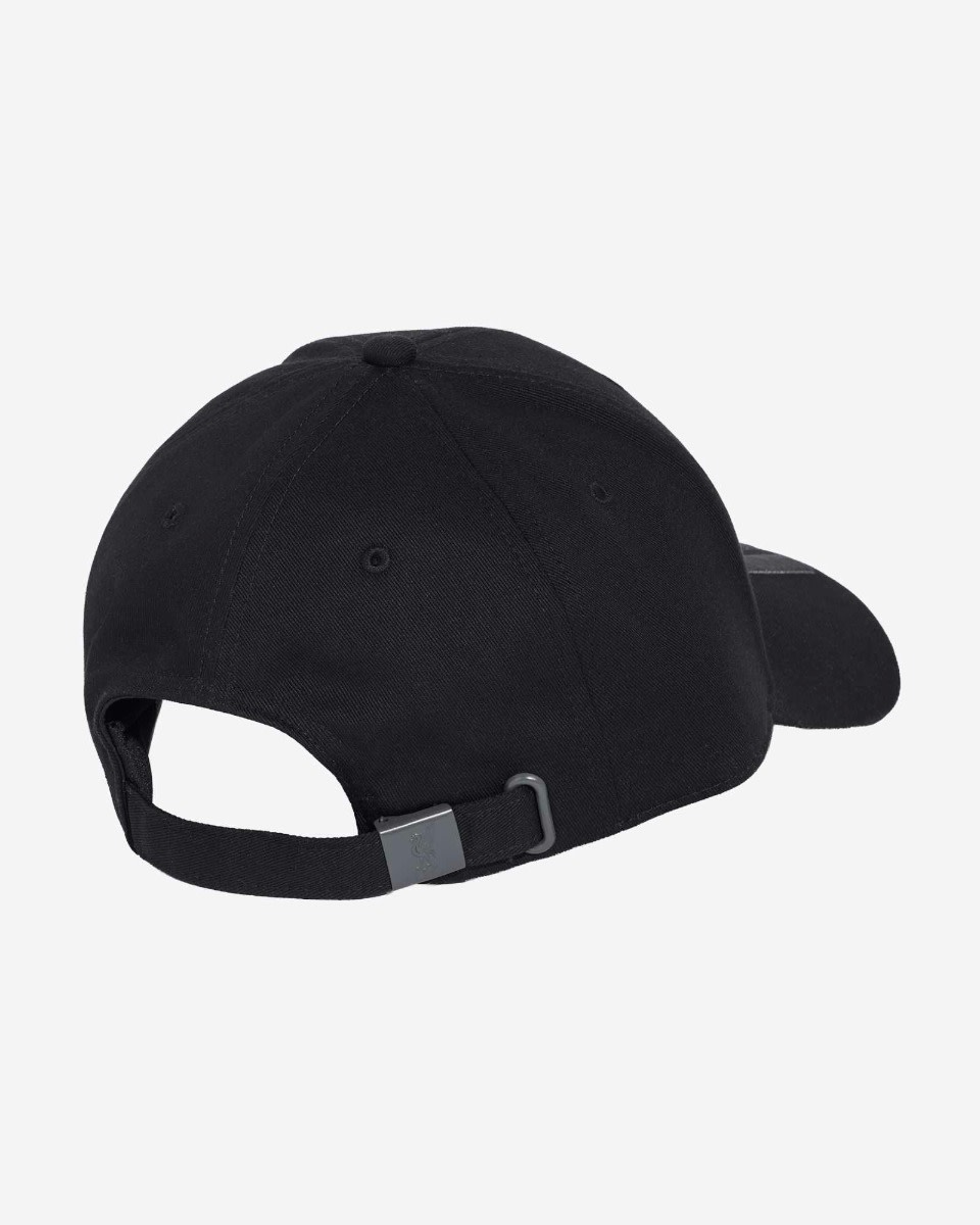 LFC adidas Adults Baseball Cap Black & Grey Six - Image 2