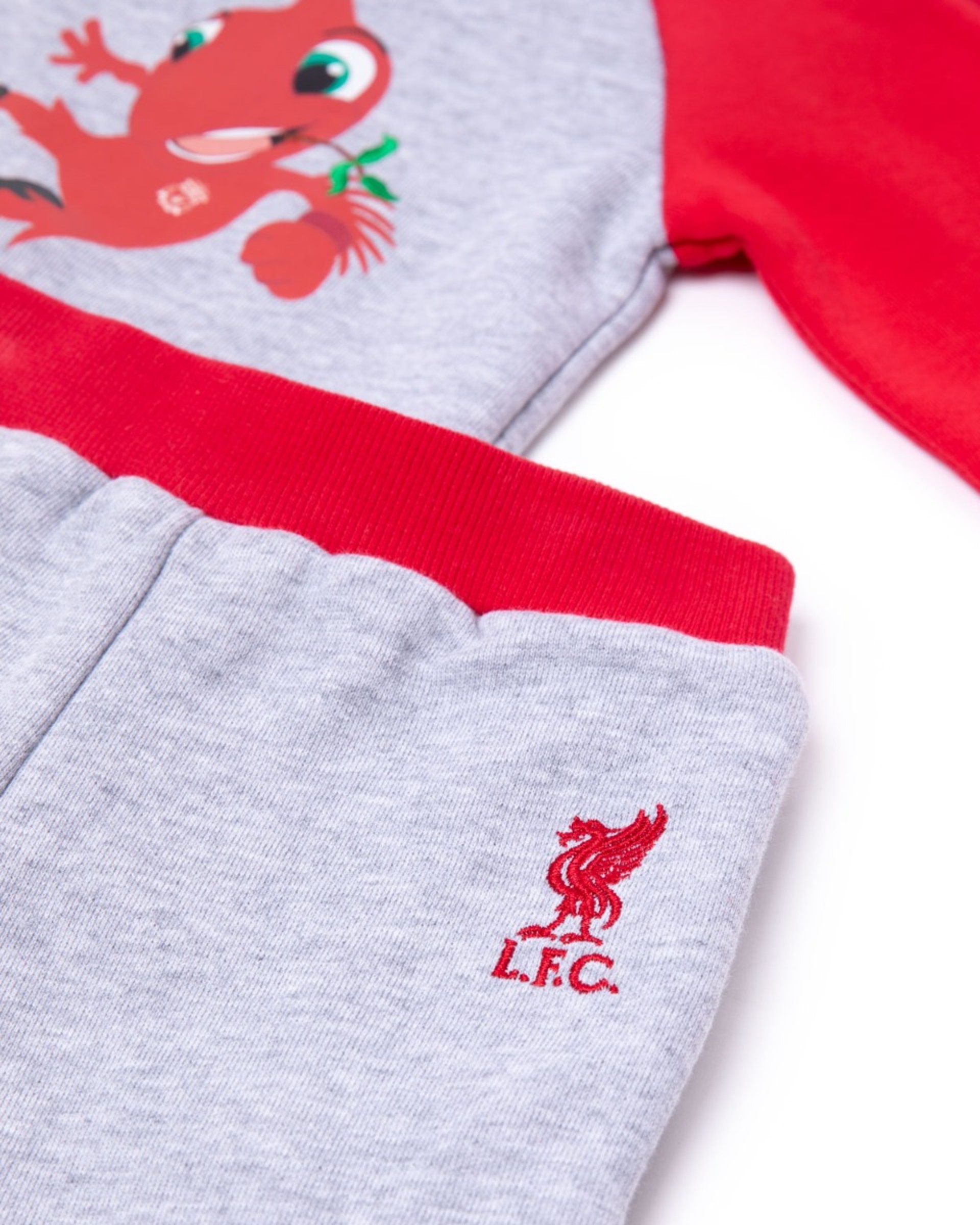 Set de correr para bebés Mighty Red de LFC Infants, rojo y gris - Image 4