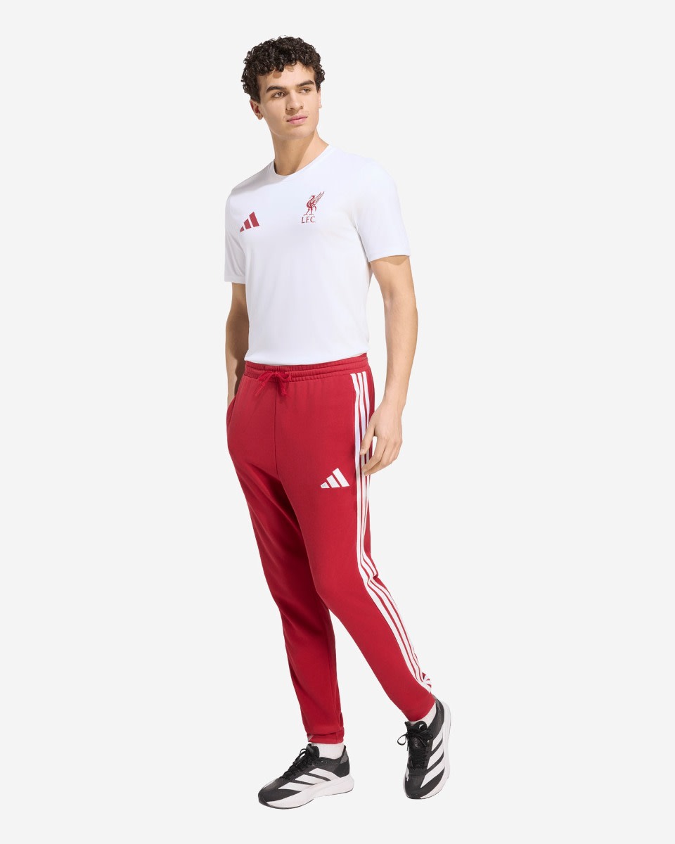 LFC adidas Mens 26/27 DNA Poly Tee White - Image 3