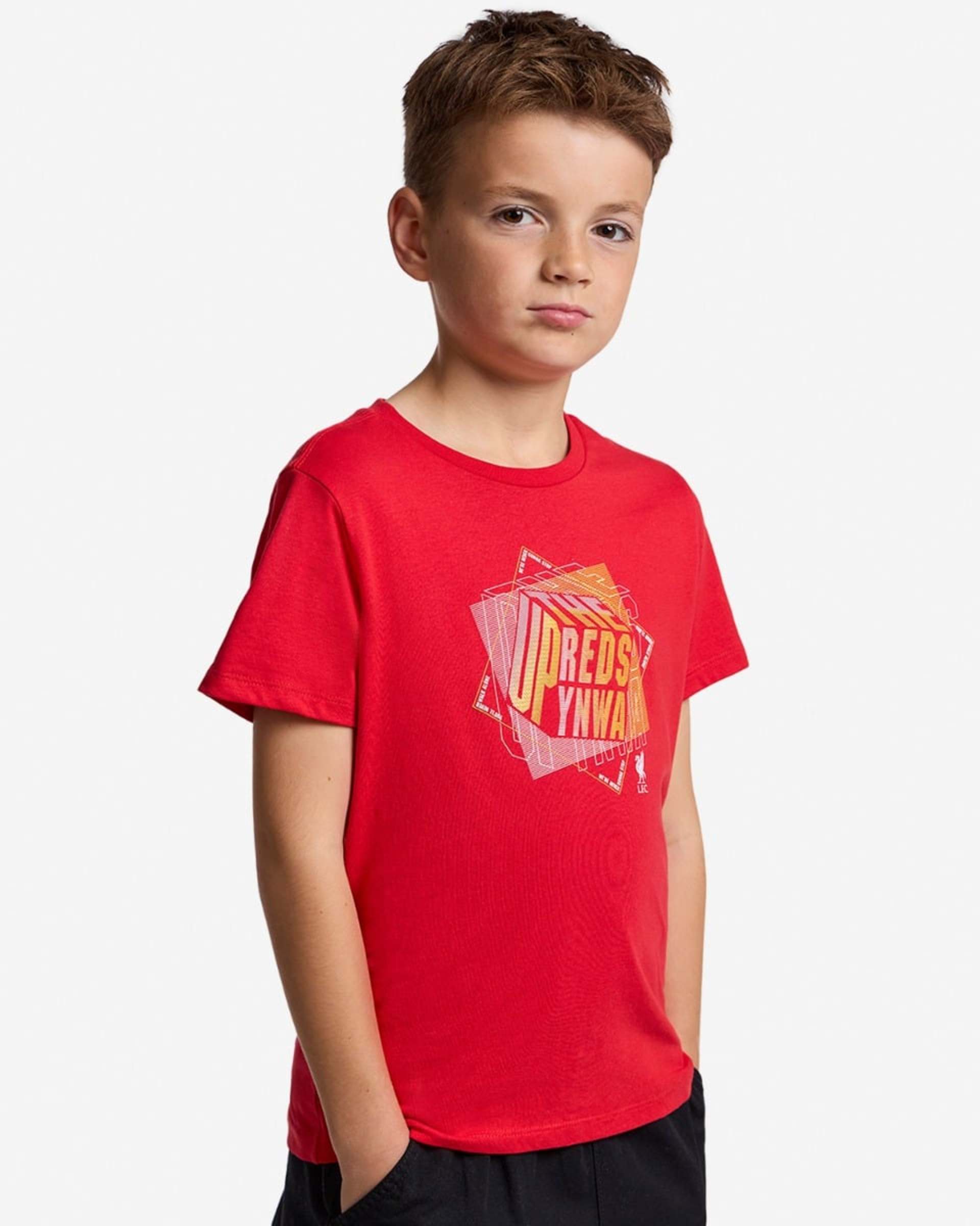 เสื้อยืด LFC Infants Up The Reds สีแดง - Image 1