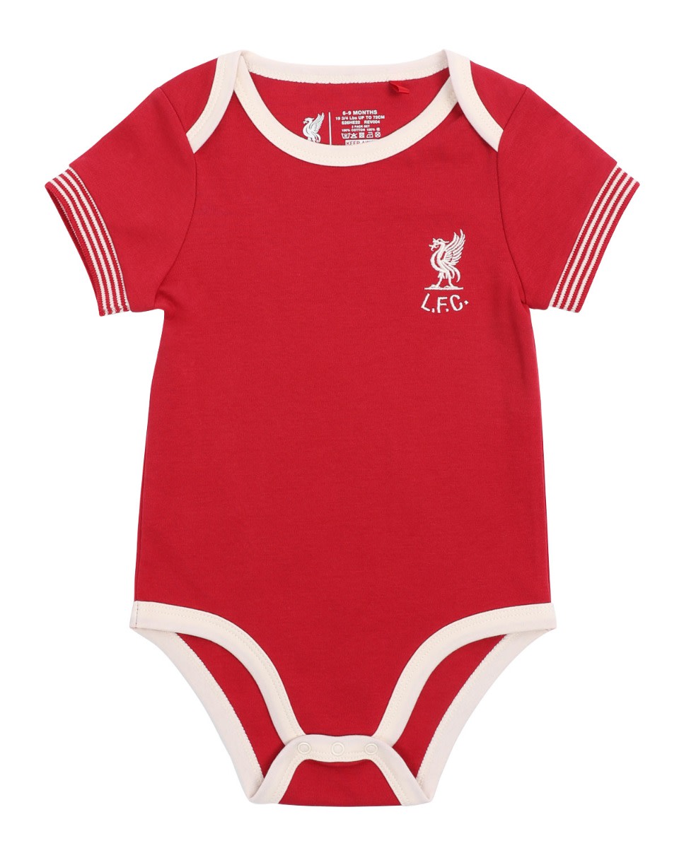 LFC Baby 2Pk Shankly Bodysuits Red - Image 3