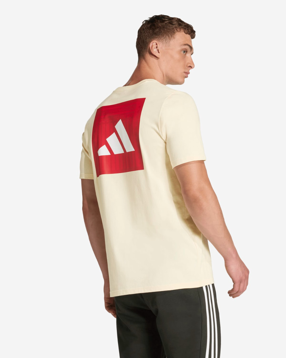 LFC adidas Mens 25/26 Graphic Tee Ecru - Image 2