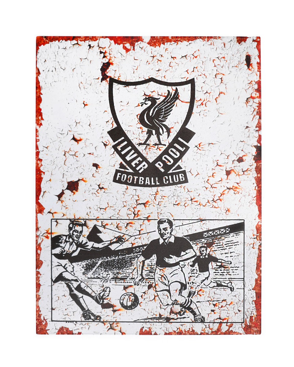 LFC Distressed Vintage Metal Sign - Image 1