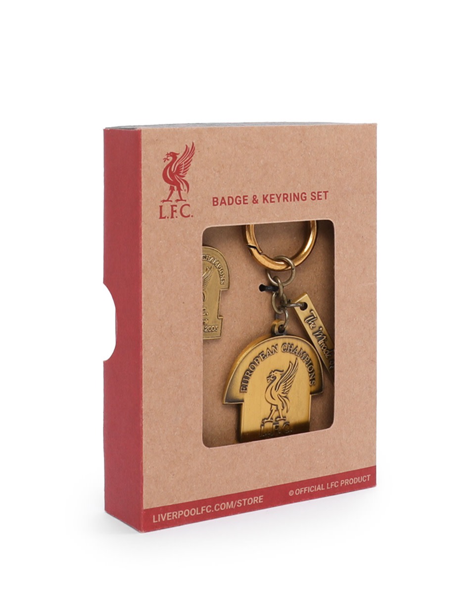 LFC Istanbul 2005 Badge & Keyring Set - Image 2