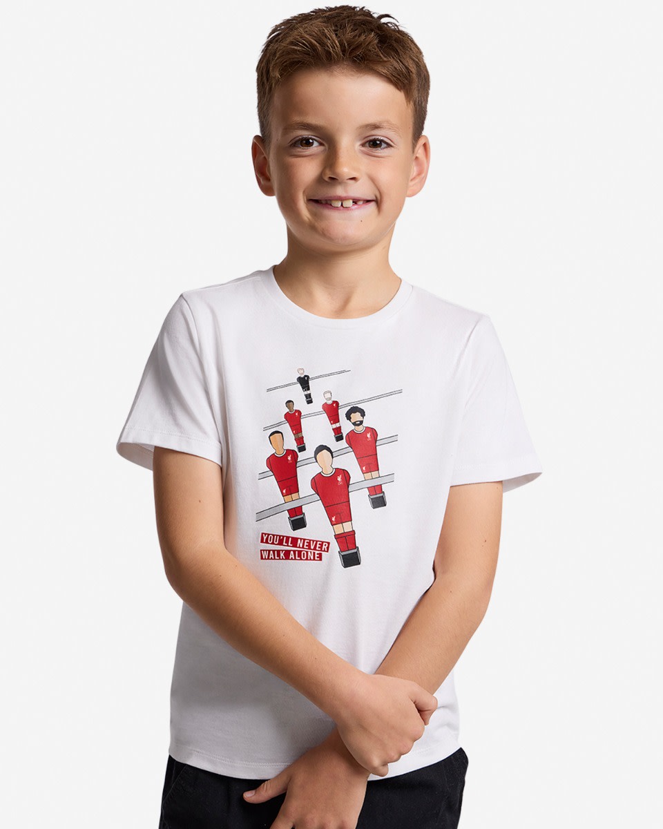 T-shirt blanc pour joueurs juniors du LFC - Image 1